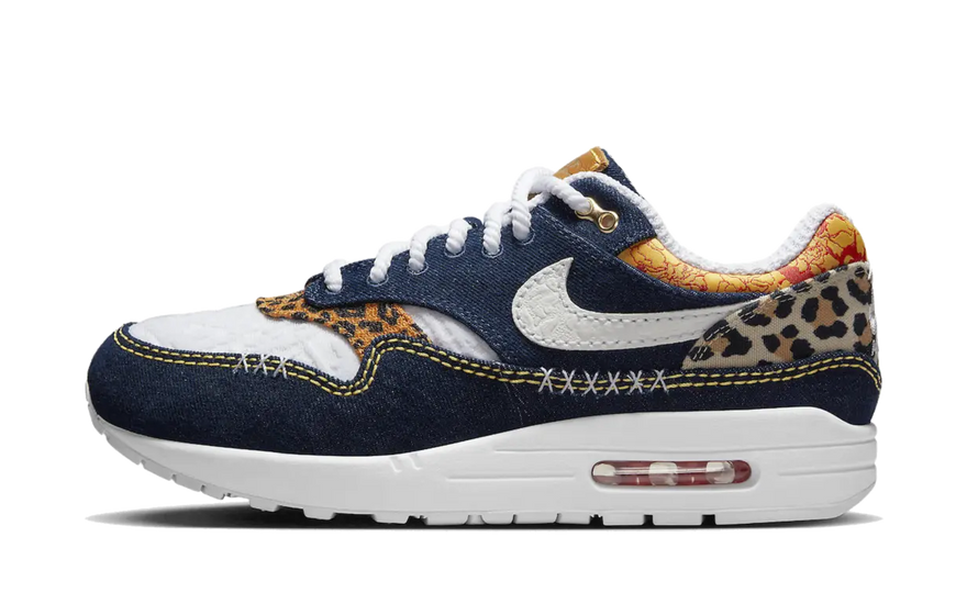 Nike Air Max 1 Premium Denim Leopardo: denim e leopardo per distinguersi