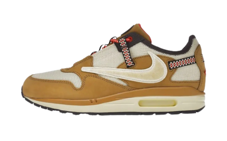 Nike Air Max 1 Travis Scott Cactus Jack Wheat Lemon Drop: den mest eftertragtede Lemon-vending inden for gadebeklædning