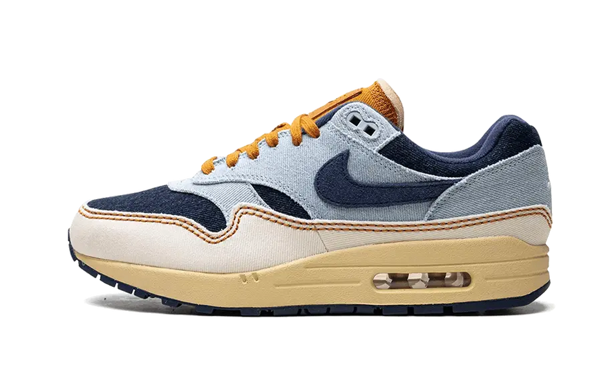 Nike Air Max 1 ‘87 Denim Aura: Urbaner Jeansstoff mit Air Max Dämpfung