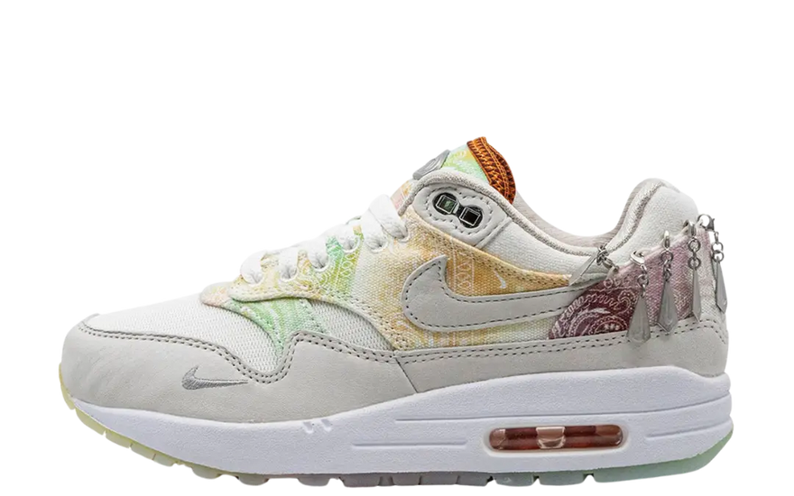 Nike Air Max 1 '87 Kovové ozdoby Phantom Mint Foam — Kovová máta a ikonické odpružení