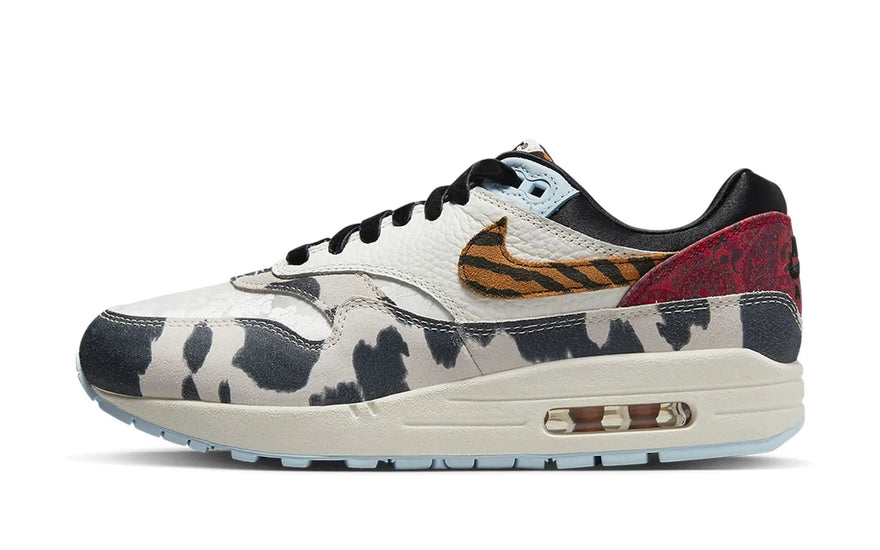 Nike Air Max 1 '87 Tiger Swoosh Cow Print: estilo atrevido que llama la atención