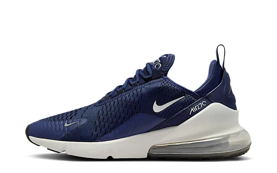 Nike Air Max 270 Midnight Navy Black Jade Horizon White — Estilo urbano y amortiguacion
