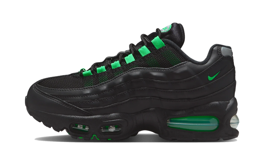 Nike Air Max 95 Black Green Shock: el neón que domina el streetwear en 2026