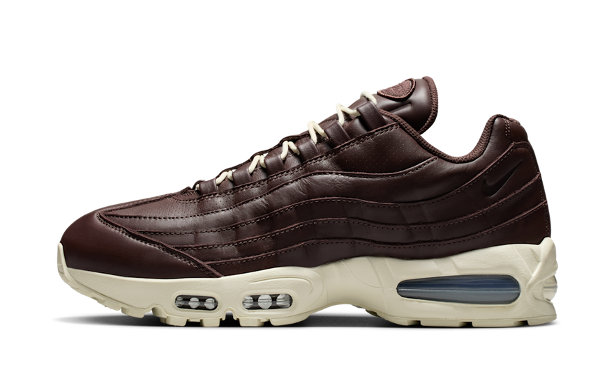 Nike Air Max 95 QS Big Bubble Baroque Brown Leather — Estilo urbano y máxima amortiguación