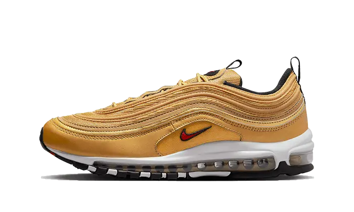 Nike Air Max 97 Gold Bullet: Golden shoes with style and cushioning