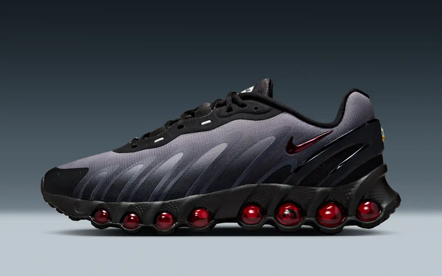 Nike Air Max Dn8 Black Gym Red — Estilo urbano con amortiguación Air