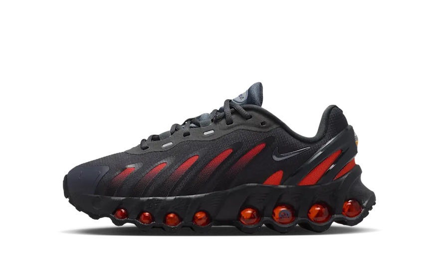 Nike Air Max Dn8 Dark Smoke Grey Orange Light Carbon: estilo urbano com amortecimento Air Max