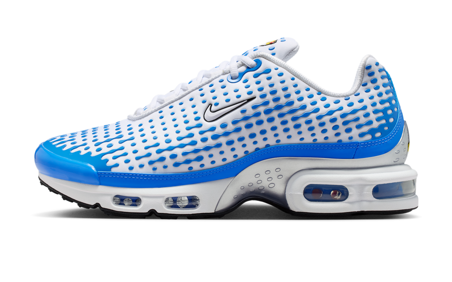 Nike Air Max Plus 7 White Blue Crystal: estilo y amortiguación para la calle