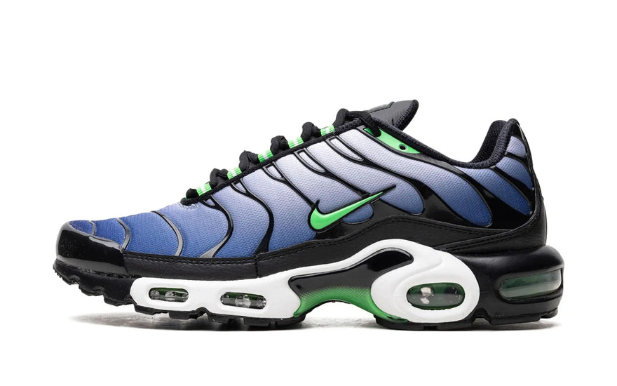 Nike Air Max Plus Icons Deep Royal Scream Green: Estilo icónico y amortiguación máxima