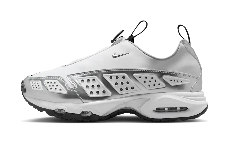 Nike Air Max Sunder SE White Metallic Silver — Ténis urbanos com sola de ar e estilo versátil