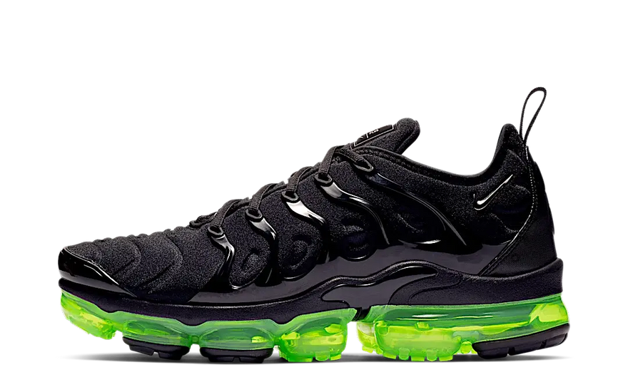 Nike Air VaporMax Plus Black Volt Sole - Stile nero e ammortizzazione VaporMax