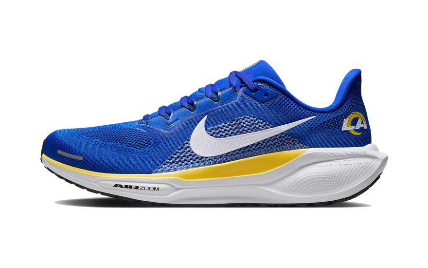 Nike Air Zoom Pegasus 41 Los Angeles Rams (2025): la colorway azul y dorada que arrasa dentro y fuera del asfalto
