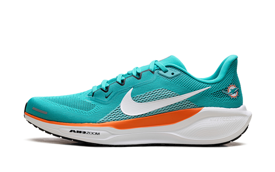 Nike Air Zoom Pegasus 41 Miami Dolphins (2025): el turquesa de Miami con espuma ReactX