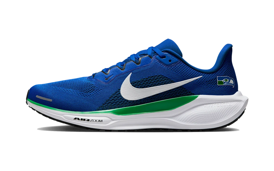 Nike Air Zoom Pegasus 41 Seattle Seahawks (2025): la zapatilla NFL que corre tan bien como luce