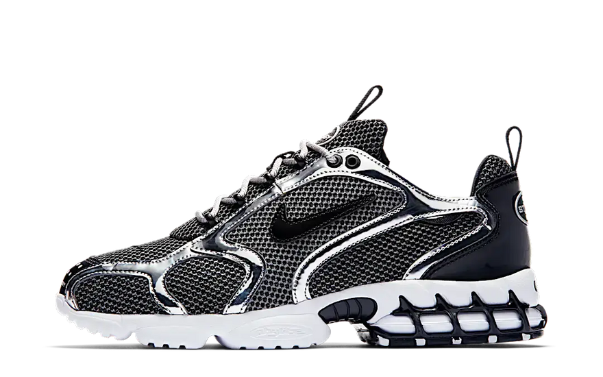 Nike Air Zoom Spiridon Cage 2 Stussy Pure Platinum: streetwear premium con Zoom Air y diseño puro