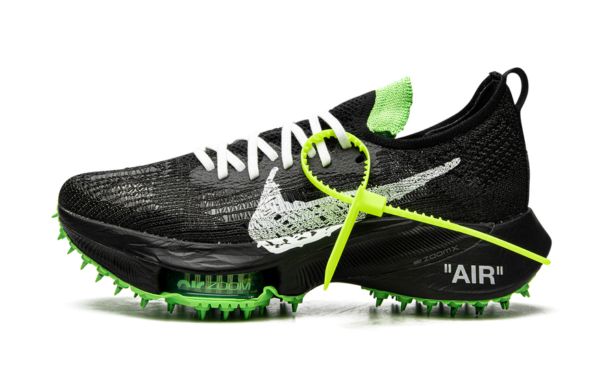 Nike Air Zoom Tempo Next% Flyknit Off-White Black Scream Green: la híbrida de verde flúor que rompe el asfalto
