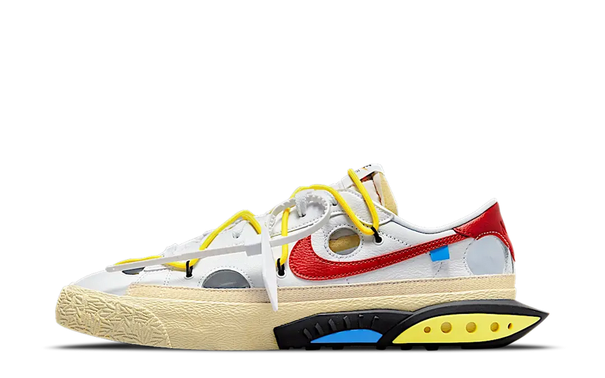 Nike Blazer Low Off-White University Red: den røde farve, der fornyer dit gadebeklædning