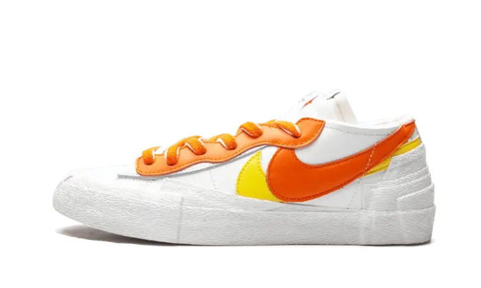 Nike Blazer Low Sacai White Magma Orange: la Blazer reinventada para street style