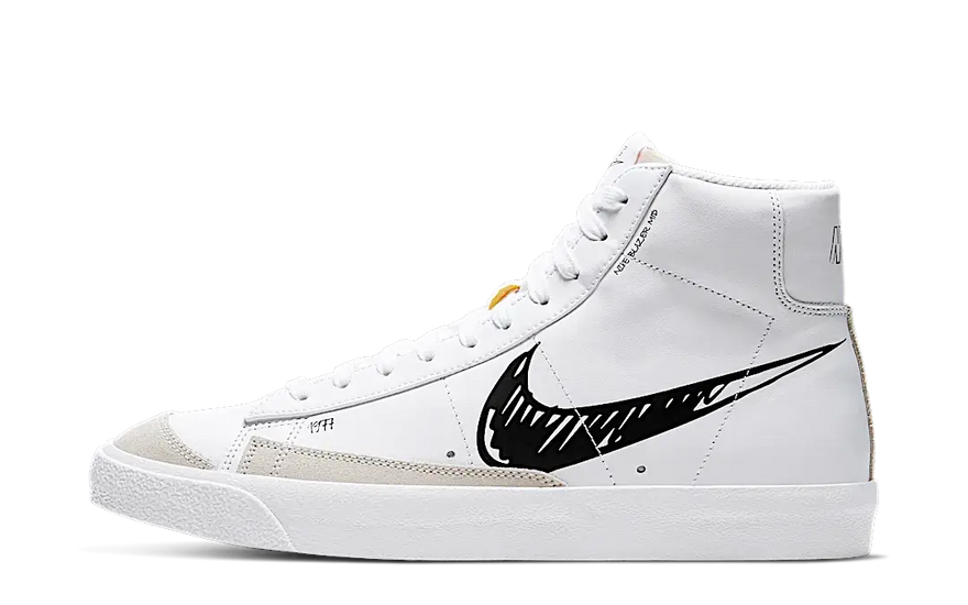 Nike Blazer Mid 77 Sketch White Black: the retro silhouette you need
