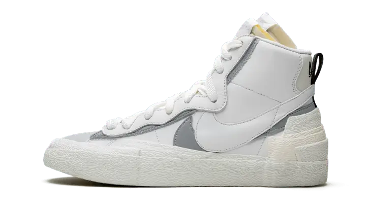 Nike Blazer Mid Sacai Blanc Gris : la Blazer réinventée dont vous avez besoin