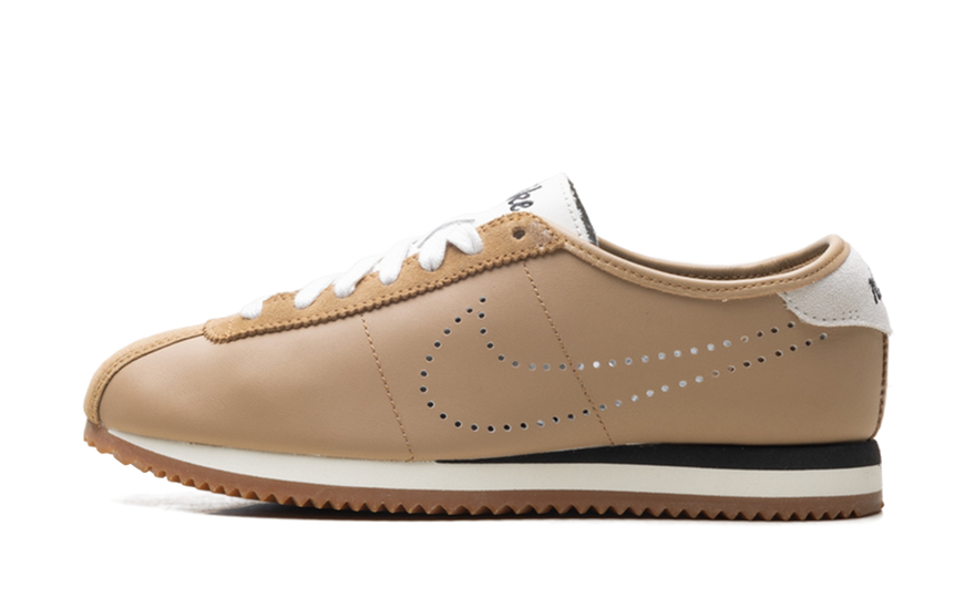 Nike Cortez Leather Pale Shale Sail Perforated Swoosh: el clásico de 1972 con un giro de lujo perforado