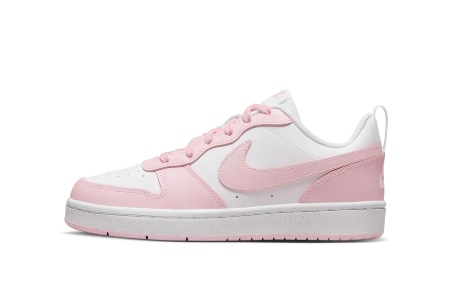 Nike Court Borough Low 2 SE White Pink Foam: ténis brancos com toque rosa para o teu estilo urbano