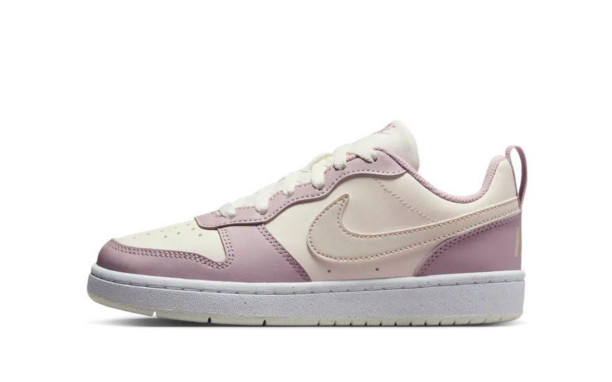 Nike Court Borough Low Recraft Sail Particle Rose White Light Orewood Brown — Zapatillas Recraft retro y sostenibles