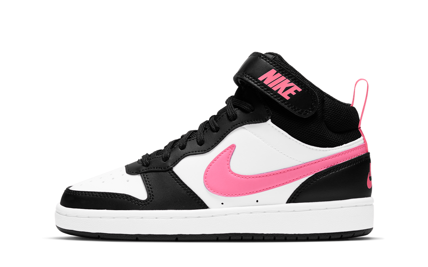 Nike Court Borough Mid 2 Black White Sunset Pulse: la mid-top de cancha que funciona a diario