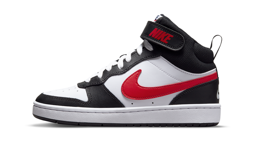 Nike Court Borough Mid 2 White Black University Red: la caña media que resume el ADN hoops de Nike