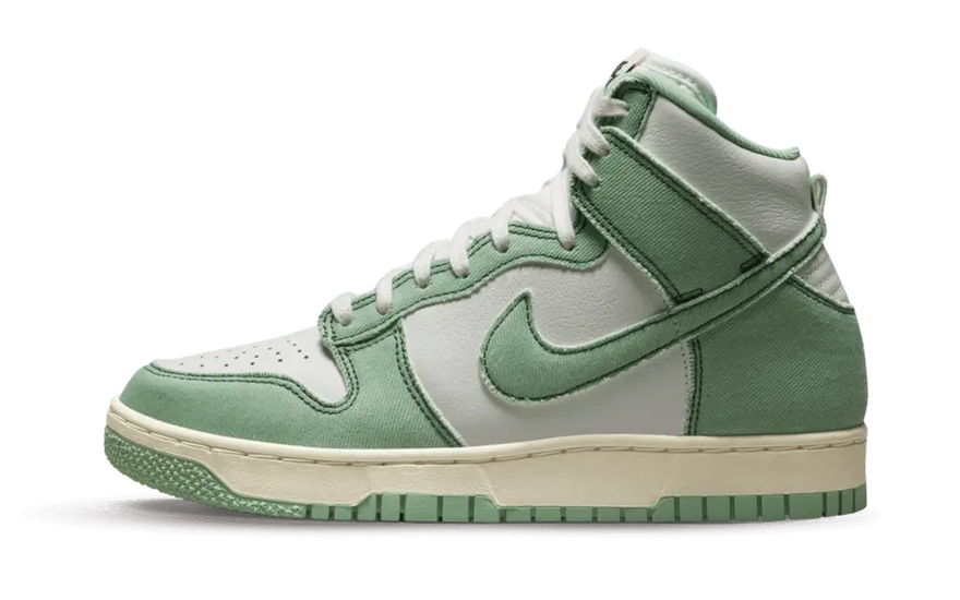 Nike Dunk High 1985 Green Denim: el denim verde que renueva tu estilo