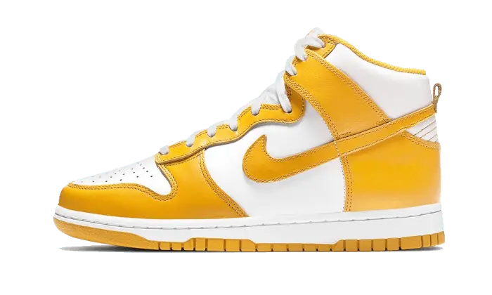 Nike Dunk High Dark Sulfur: Wysokie Dunk, które ożywiają twój miejski styl