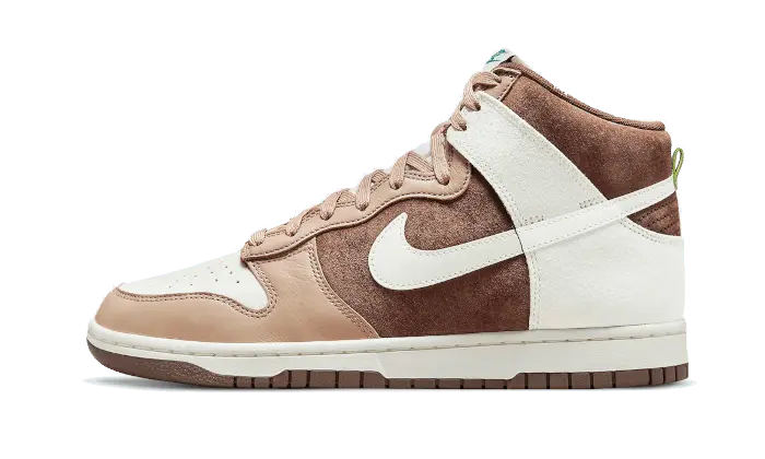 Nike Dunk High Light Chocolate: Schokoladenstil und hoher Halt