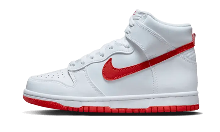 Nike Dunk High White Picante Red: El toque picante que pide tu outfit