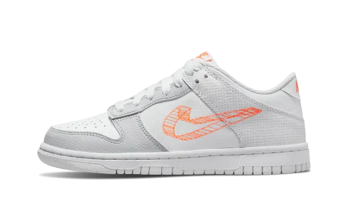 Nike Dunk Low 3D Swoosh Λευκό Γκρι: μινιμαλιστικό στυλ και αστική άνεση