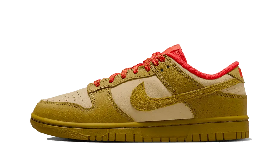 Nike Dunk Low Bronzine Sesame Picante Red — Zapatillas urbanas con actitud