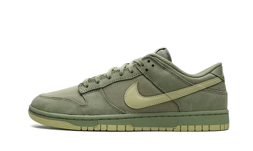 Nike Dunk Low Premium Oil Green: estilo urbano y cuero premium que destaca