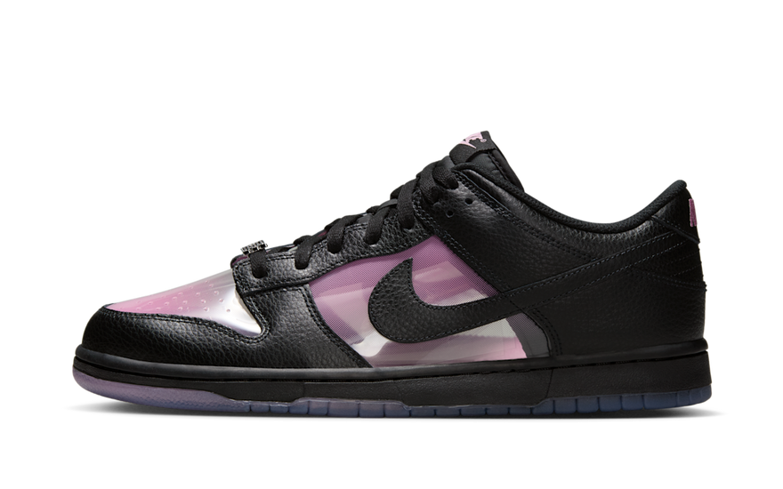Nike Dunk Low Retro Transparent Black Pink Rise: el giro más audaz del clásico Dunk