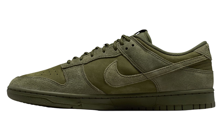 Nike Dunk Low SE Olive Canvas: la Dunk monocromática en ante que domina el street en 2026
