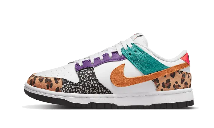 Nike Dunk Low Safari Mix: Zapatillas con estampado safari para destacar