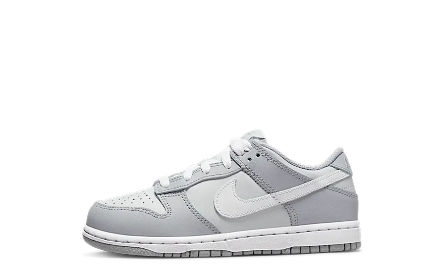 Nike Dunk Low Zweifarbig Grau (PS) - Graue Kinderschuhe mit Stil und Bequemlichkeit