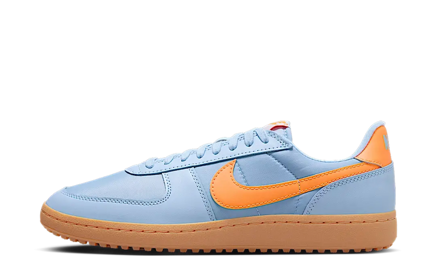 Nike Field General '82 Aluminum Total Orange — Schuhe in leuchtendem Orange mit Aluminiumsohle für überlegenen Halt