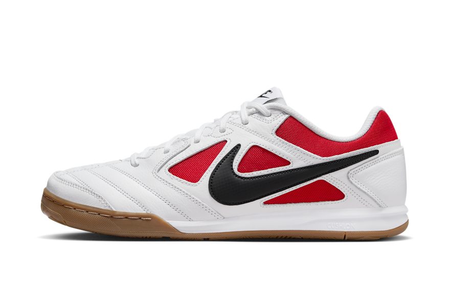 Nike Gato White Gym Red Gum Dark Brown Black — Clásico futbolero con actitud urbana