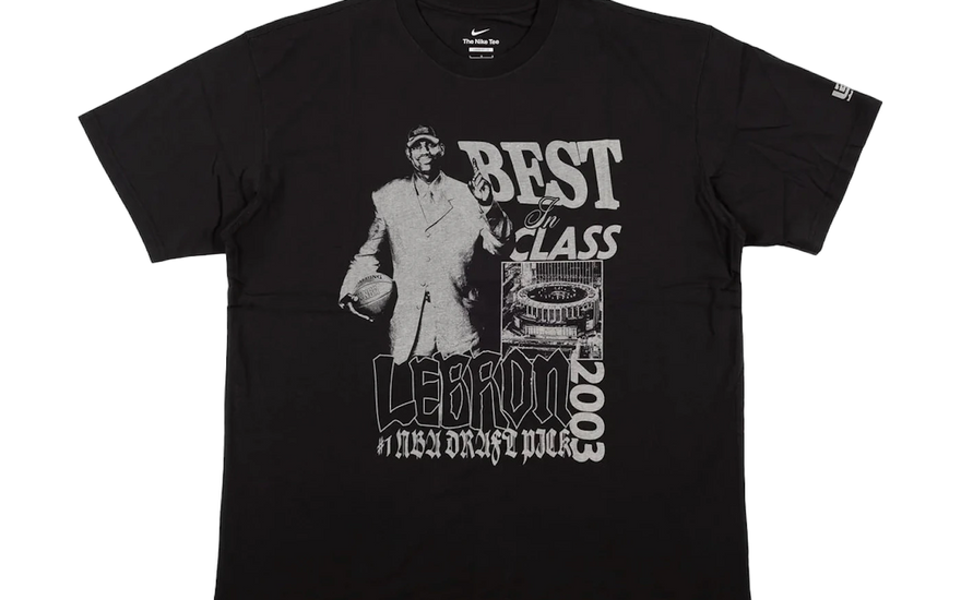 Nike LeBron James "Best In Class" Basketball T-shirt Black — Rendimiento y estilo en la cancha