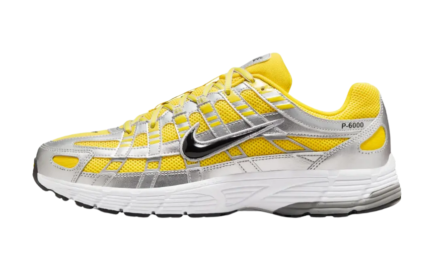 Nike P-6000 Lightning Metallic Yellow/Silver: Bright retro to stand out