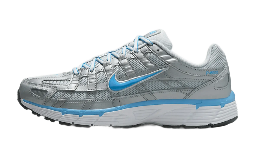 Nike P-6000 Metallic Sølv Blå: Retro-sko med metallisk glans og højeste komfort