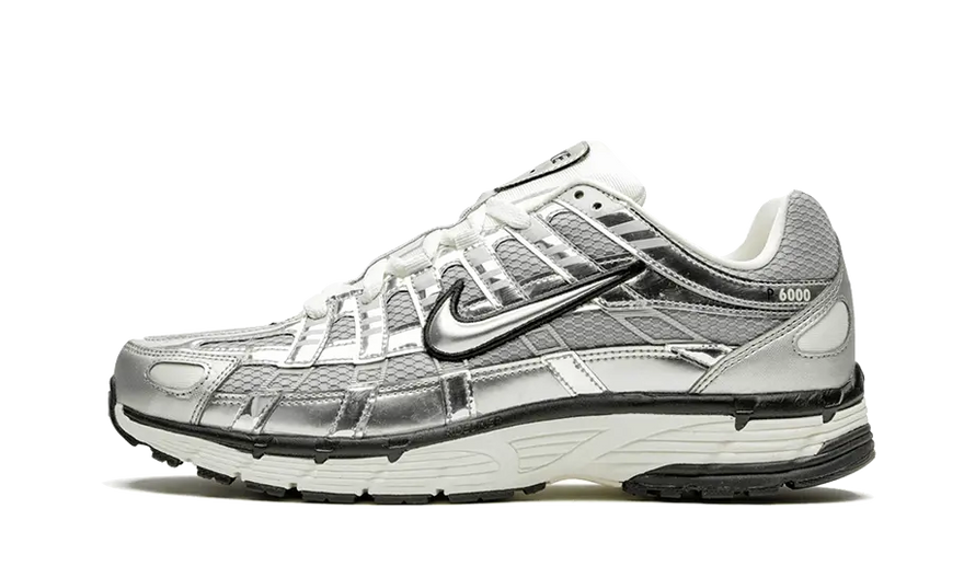 Nike P-6000 Metallic Silver: Zapatillas retro-metalizadas para tu streetwear