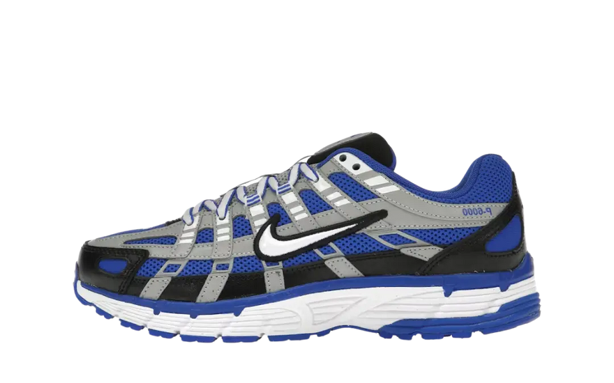 Nike P-6000 Race Blue Flat Silver: Retro sneakers with urban style and maximum cushioning