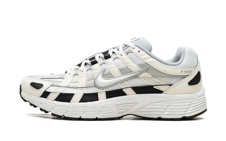 Nike P-6000 Sail Wolf Grey: retro sportschoenen met stijl en stedelijk comfort