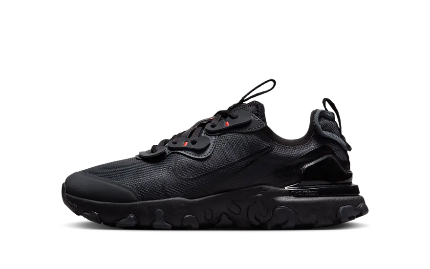 Nike React Vision Black Bright Crimson: odważny styl i wygoda React na co dzień