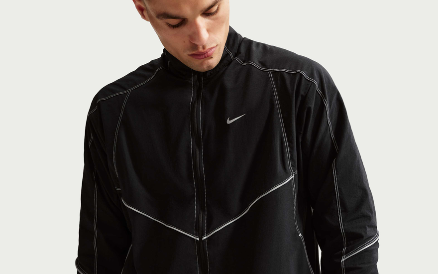 Nike Retro Dri-FIT Tracksuit Jacket Black/Black/Black: el Windrunner de los 80 en versión total black